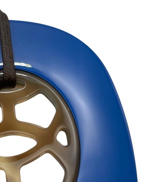 HERMES（エルメス）HERMES (エルメス) バッファローホーンペンダント ブルー×ブラウンの古着・服飾アイテム