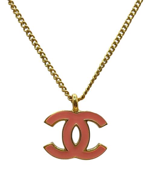 CHANEL（シャネル）CHANEL (シャネル) ココマークネックレス ピンクの古着・服飾アイテム
