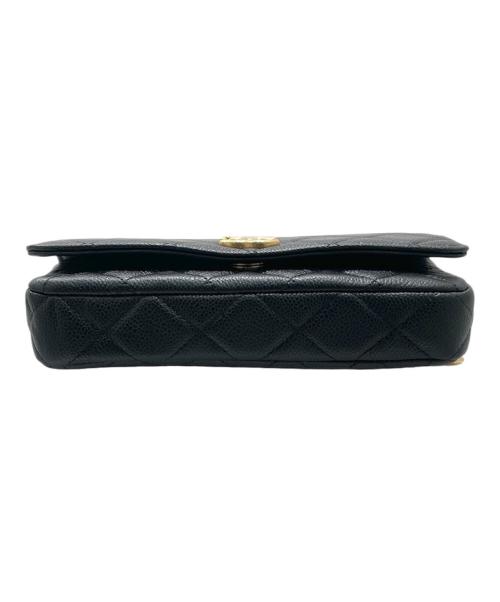 CHANEL（シャネル）CHANEL (シャネル) ウエストショルダーポーチ ブラックの古着・服飾アイテム