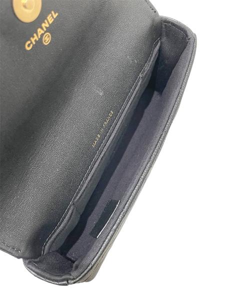 CHANEL（シャネル）CHANEL (シャネル) ウエストショルダーポーチ ブラックの古着・服飾アイテム