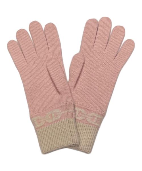 HERMES（エルメス）HERMES (エルメス) ヘヴン 手袋 ピンク サイズ:M 未使用品の古着・服飾アイテム