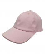 LOUIS VUITTONルイ ヴィトン）の古着「LVアイコニック コットンキャップ」｜ピンク