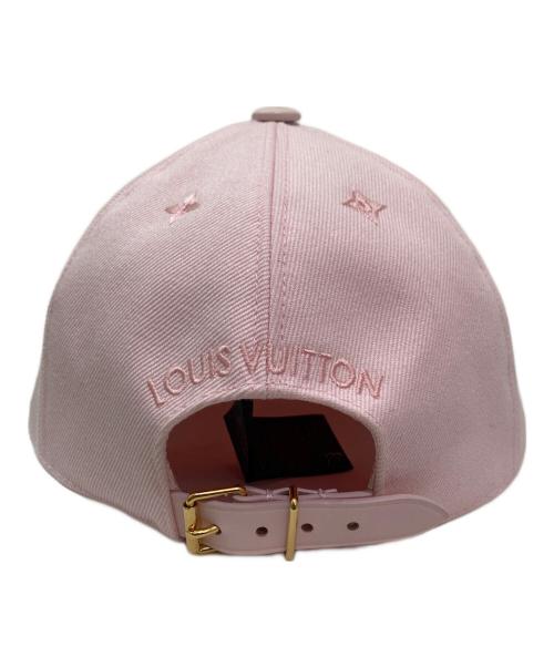 LOUIS VUITTON（ルイ ヴィトン）LOUIS VUITTON (ルイ ヴィトン) LVアイコニック コットンキャップ ピンクの古着・服飾アイテム