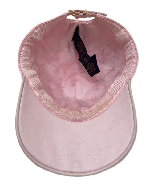 LOUIS VUITTON（ルイ ヴィトン）LOUIS VUITTON (ルイ ヴィトン) LVアイコニック コットンキャップ ピンクの古着・服飾アイテム