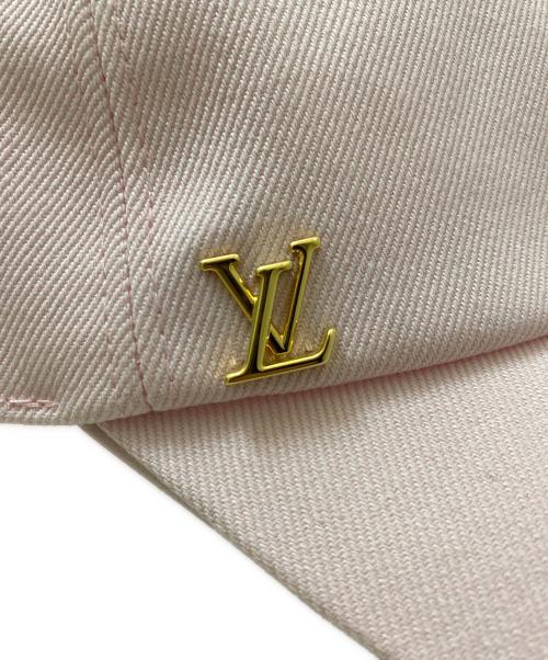 LOUIS VUITTON（ルイ ヴィトン）LOUIS VUITTON (ルイ ヴィトン) LVアイコニック コットンキャップ ピンクの古着・服飾アイテム