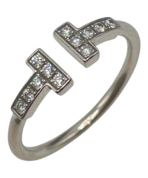 TIFFANY & Co.（ティファニー）TIFFANY & Co. (ティファニー) Tワイヤー ダイヤモンドリング サイズ:11号の古着・服飾アイテム