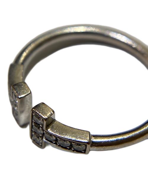 TIFFANY & Co.（ティファニー）TIFFANY & Co. (ティファニー) Tワイヤー ダイヤモンドリング サイズ:11号の古着・服飾アイテム