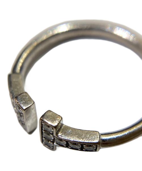 TIFFANY & Co.（ティファニー）TIFFANY & Co. (ティファニー) Tワイヤー ダイヤモンドリング サイズ:11号の古着・服飾アイテム