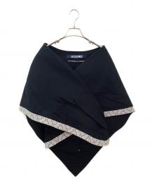 jacquemus（ジャックムス）の古着「リネン混ケープ」｜ブラック