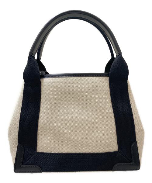 BALENCIAGA（バレンシアガ）BALENCIAGA (バレンシアガ) NAVY CABAS XS アイボリー×ブラック サイズ:XSの古着・服飾アイテム