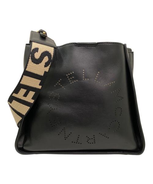 STELLA McCARTNEY（ステラマッカートニー）STELLA McCARTNEY (ステラマッカートニー) ロゴショルダーバッグ ブラックの古着・服飾アイテム