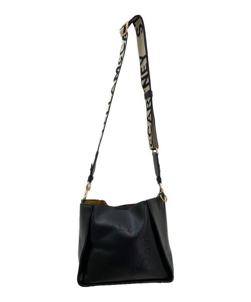 STELLA McCARTNEY（ステラマッカートニー）STELLA McCARTNEY (ステラマッカートニー) ロゴショルダーバッグ ブラックの古着・服飾アイテム
