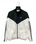 adidasアディダス）の古着「R3CD トラックトップ」｜ホワイト×ブラック