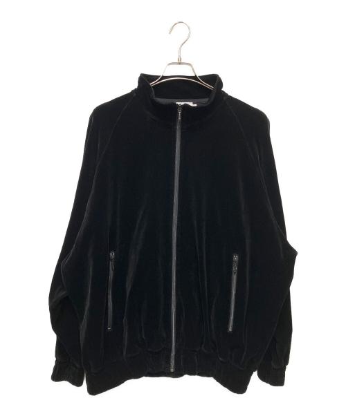 Graphpaper（グラフペーパー）Graphpaper (グラフペーパー) 24AWA Compact Velour Track Jacket ブラック サイズ:1の古着・服飾アイテム