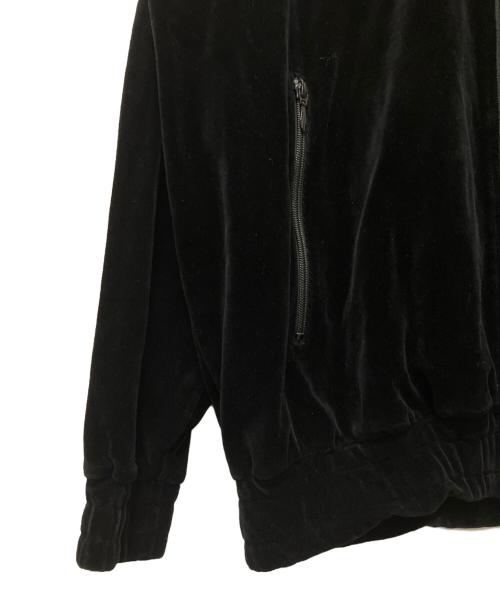 Graphpaper（グラフペーパー）Graphpaper (グラフペーパー) 24AWA Compact Velour Track Jacket ブラック サイズ:1の古着・服飾アイテム