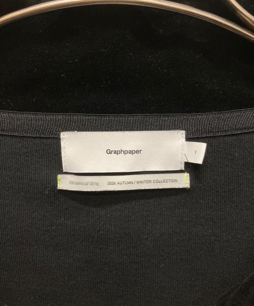Graphpaper（グラフペーパー）Graphpaper (グラフペーパー) 24AWA Compact Velour Track Jacket ブラック サイズ:1の古着・服飾アイテム