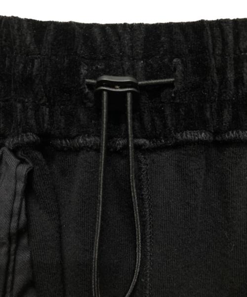 Graphpaper（グラフペーパー）Graphpaper (グラフペーパー) 24AW Compact Velour Easy Pants ブラック サイズ:1の古着・服飾アイテム