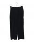 Graphpaper（グラフペーパー）の古着「24AW Compact Velour Easy Pants」｜ブラック