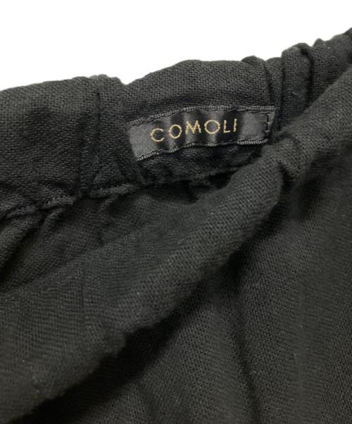 COMOLI（コモリ）COMOLI (コモリ) 空紡オックス ドローストリング パンツ ブラック サイズ:1の古着・服飾アイテム