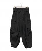 toogoodトゥーグッド）の古着「The pedlar trouser」｜ブラック