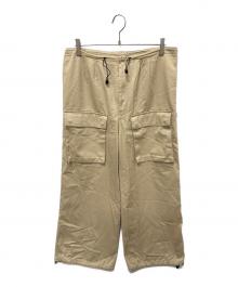 MM6 Maison Margiela（エムエムシックスメゾンマルジェラ）の古着「MM DRAWSTRING CARGO PANTS」｜ベージュ