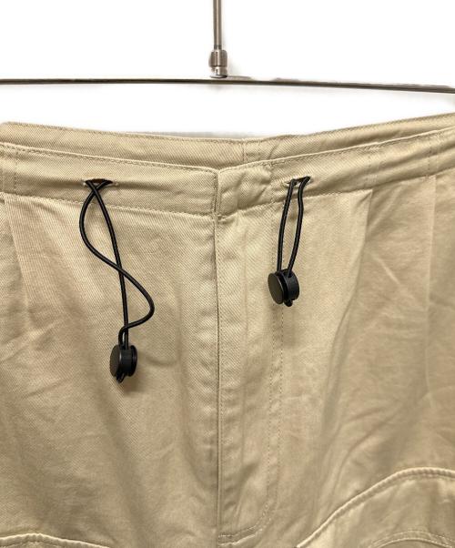 MM6 Maison Margiela（エムエムシックスメゾンマルジェラ）MM6 Maison Margiela (エムエムシックスメゾンマルジェラ) MM DRAWSTRING CARGO PANTS ベージュ サイズ:38の古着・服飾アイテム