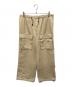 MM6 Maison Margiela（エムエムシックスメゾンマルジェラ）の古着「MM DRAWSTRING CARGO PANTS」｜ベージュ