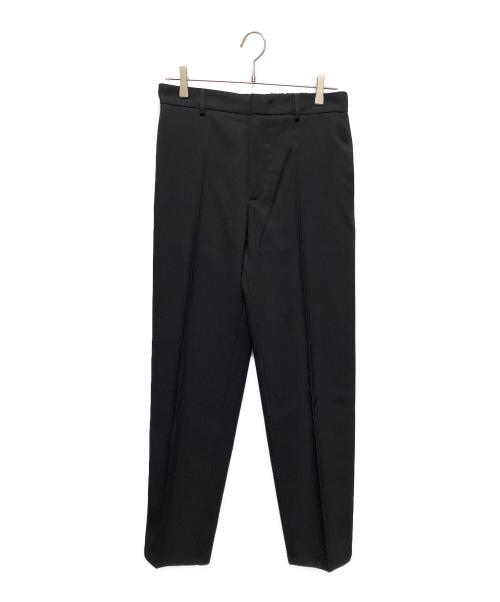 JIL SANDER（ジルサンダー）JIL SANDER (ジルサンダー) ポリエステルギャバジン テーパードパンツ ブラック サイズ:44の古着・服飾アイテム