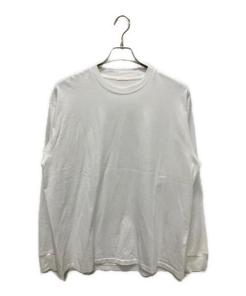 COMOLI（コモリ）COMOLI (コモリ) コットンジャージ 長袖Tシャツ ホワイト サイズ:3 未使用品の古着・服飾アイテム