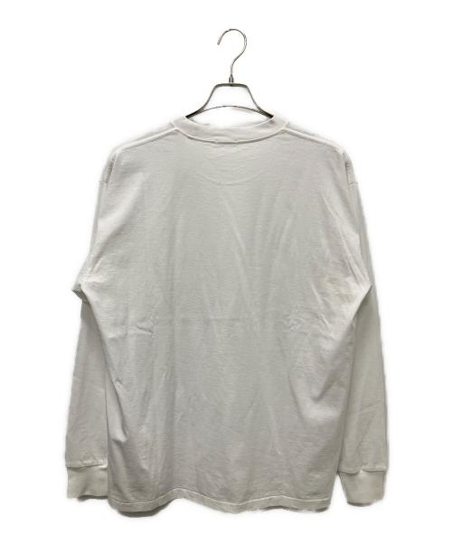 COMOLI（コモリ）COMOLI (コモリ) コットンジャージ 長袖Tシャツ ホワイト サイズ:3 未使用品の古着・服飾アイテム