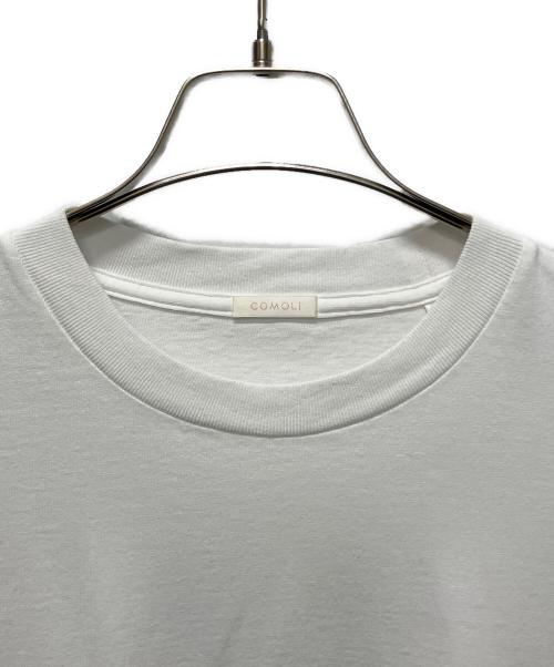 COMOLI（コモリ）COMOLI (コモリ) コットンジャージ 長袖Tシャツ ホワイト サイズ:3 未使用品の古着・服飾アイテム