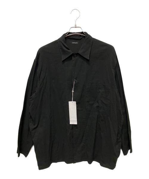 COMOLI（コモリ）COMOLI (コモリ) 23SS 空紡オックス シャツジャケット ブラック サイズ:2の古着・服飾アイテム