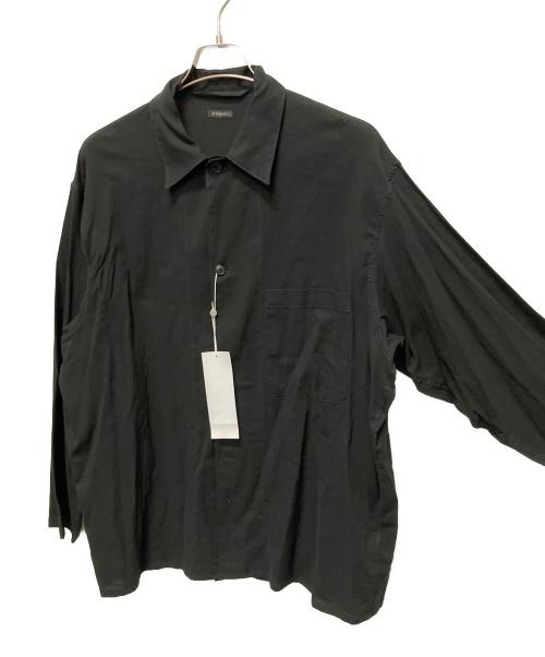 COMOLI（コモリ）COMOLI (コモリ) 23SS 空紡オックス シャツジャケット ブラック サイズ:2の古着・服飾アイテム