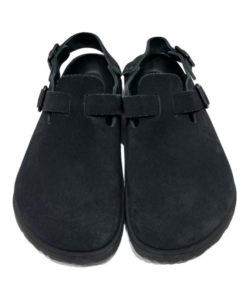 BIRKENSTOCK（ビルケンシュトック）BIRKENSTOCK (ビルケンシュトック) Tokio Suede Leather(トキオ・スエードレザー) ブラック サイズ:26.5㎝の古着・服飾アイテム