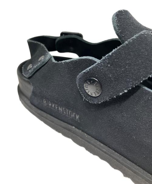 BIRKENSTOCK（ビルケンシュトック）BIRKENSTOCK (ビルケンシュトック) Tokio Suede Leather(トキオ・スエードレザー) ブラック サイズ:26.5㎝の古着・服飾アイテム
