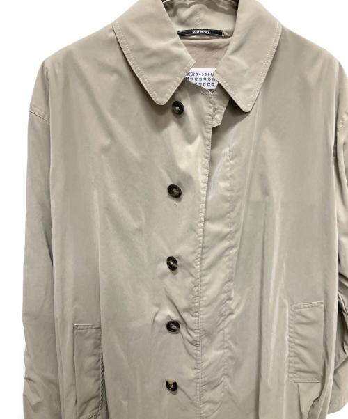 Maison Margiela1 10（メゾンマルジェラ1 10）Maison Margiela1 10 (メゾンマルジェラ1 10) ピーチコットントレンチコート ベージュ サイズ:42の古着・服飾アイテム