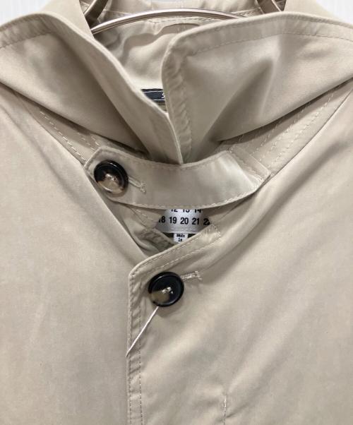 Maison Margiela1 10（メゾンマルジェラ1 10）Maison Margiela1 10 (メゾンマルジェラ1 10) ピーチコットントレンチコート ベージュ サイズ:42の古着・服飾アイテム