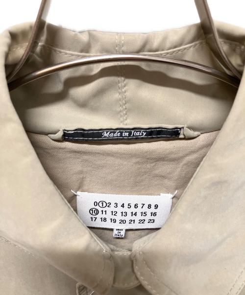 Maison Margiela1 10（メゾンマルジェラ1 10）Maison Margiela1 10 (メゾンマルジェラ1 10) ピーチコットントレンチコート ベージュ サイズ:42の古着・服飾アイテム