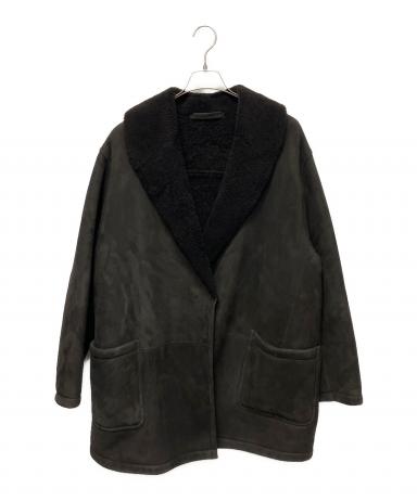 中古・古着通販】COMOLI (コモリ) シープスキン ショールカラーコート