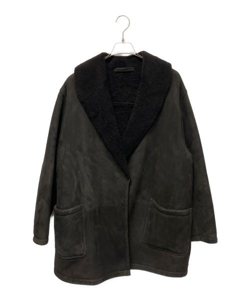 COMOLI（コモリ）COMOLI (コモリ) シープスキン ショールカラーコート ブラウン サイズ:2 未使用品の古着・服飾アイテム