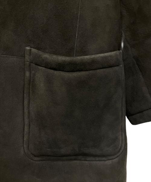COMOLI（コモリ）COMOLI (コモリ) シープスキン ショールカラーコート ブラウン サイズ:2 未使用品の古着・服飾アイテム