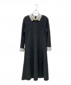 FOXEYフォクシー）の古着「Knit Dress “Audrey”/ニットワンピース」｜グレー