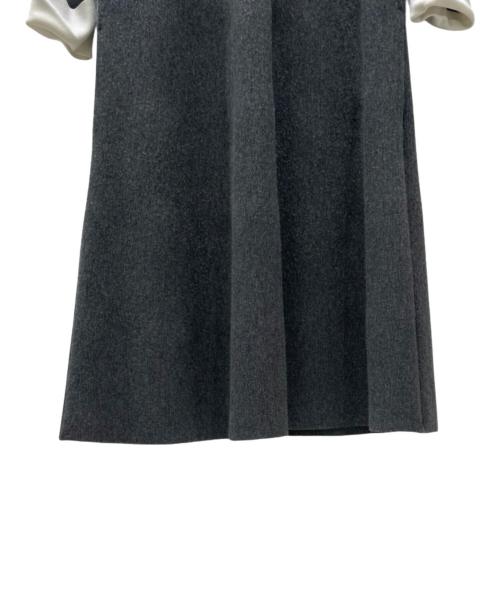 FOXEY（フォクシー）FOXEY (フォクシー) Knit Dress “Audrey”/ニットワンピース グレー サイズ:38の古着・服飾アイテム