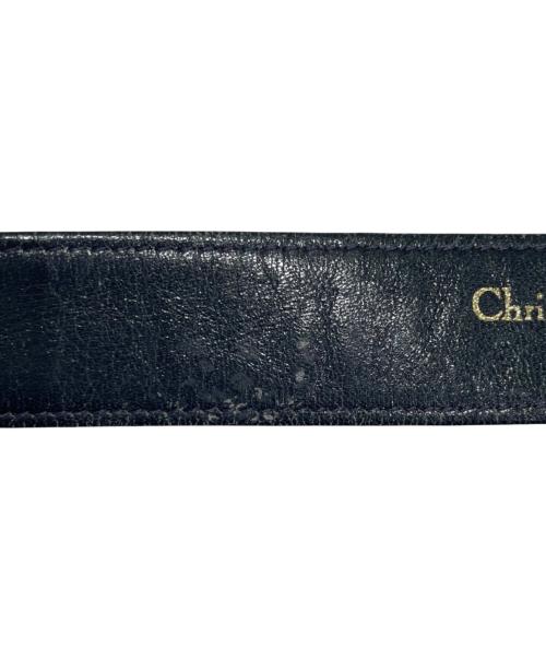 Christian Dior（クリスチャン ディオール）Christian Dior (クリスチャン ディオール) トロッター柄ベルト ネイビー サイズ:75の古着・服飾アイテム