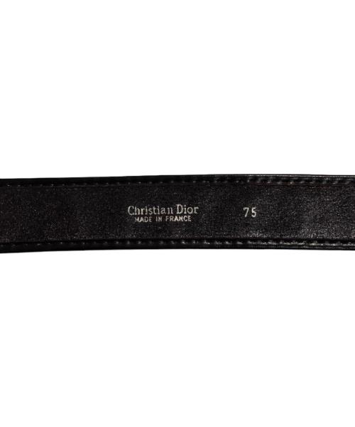 Christian Dior（クリスチャン ディオール）Christian Dior (クリスチャン ディオール) トロッター柄ベルト ブラウン サイズ:75の古着・服飾アイテム