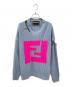 FENDI（フェンディ）の古着「Cut Out Jumper ニット」｜スカイブルー