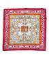HERMES (エルメス) カレ90《EARLY AMERICA （古き良きアメリカ）》 レッド×ホワイト サイズ:90：27000円