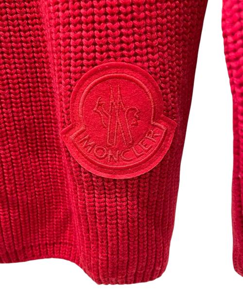 MONCLER（モンクレール）MONCLER (モンクレール) タートルネックニット レッド サイズ:Sの古着・服飾アイテム