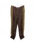 GUCCI (グッチ) GGスプリーム ロゴパンツ ブラウン サイズ:L：55000円