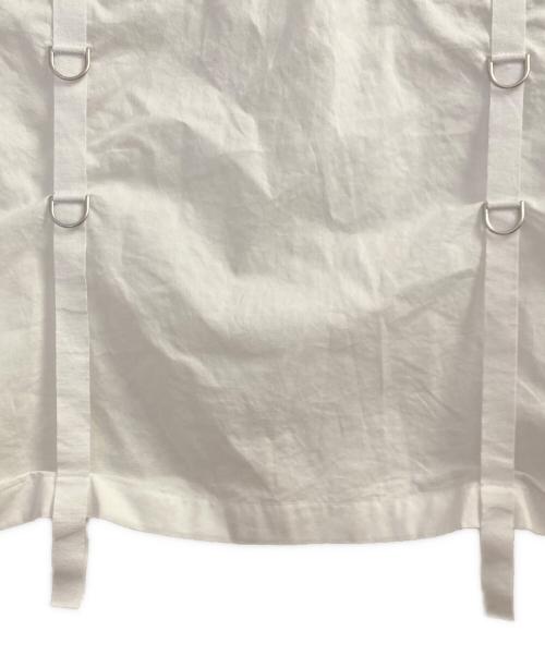 Maison Margiela（メゾンマルジェラ）Maison Margiela (メゾンマルジェラ) ジップアップ半袖シシャツ ホワイト サイズ:40の古着・服飾アイテム